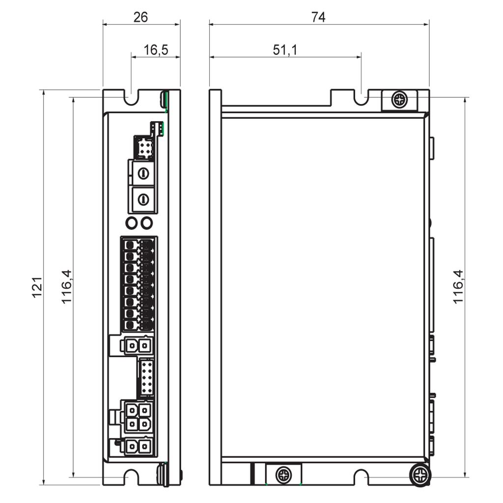 SW4D2042H241-00c0690 Two phases stepper drive